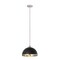 Z-Lite Landry 1 Light Pendant, Matte Black & Brushed Nickel 1004P14-MB-BN - alternate 7